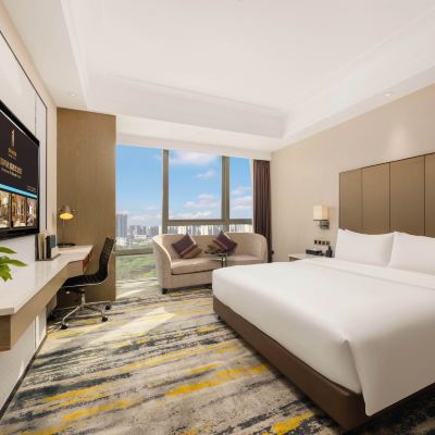 豪華商務大床房-舒適大沙發+電動窗簾 佛山百利達酒店優惠