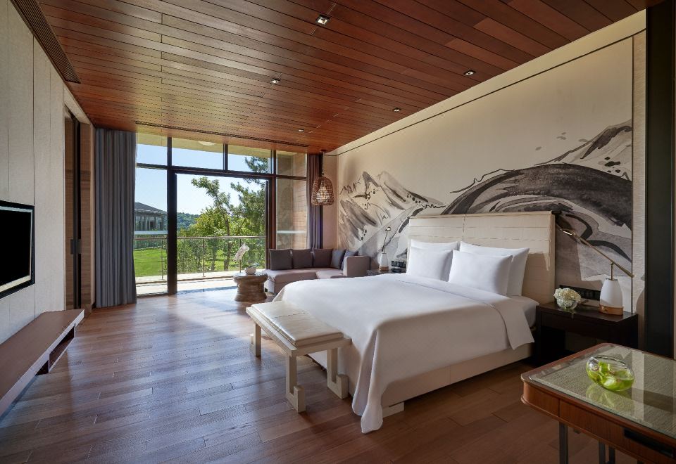 浪漫约会时刻园景阳台大床房