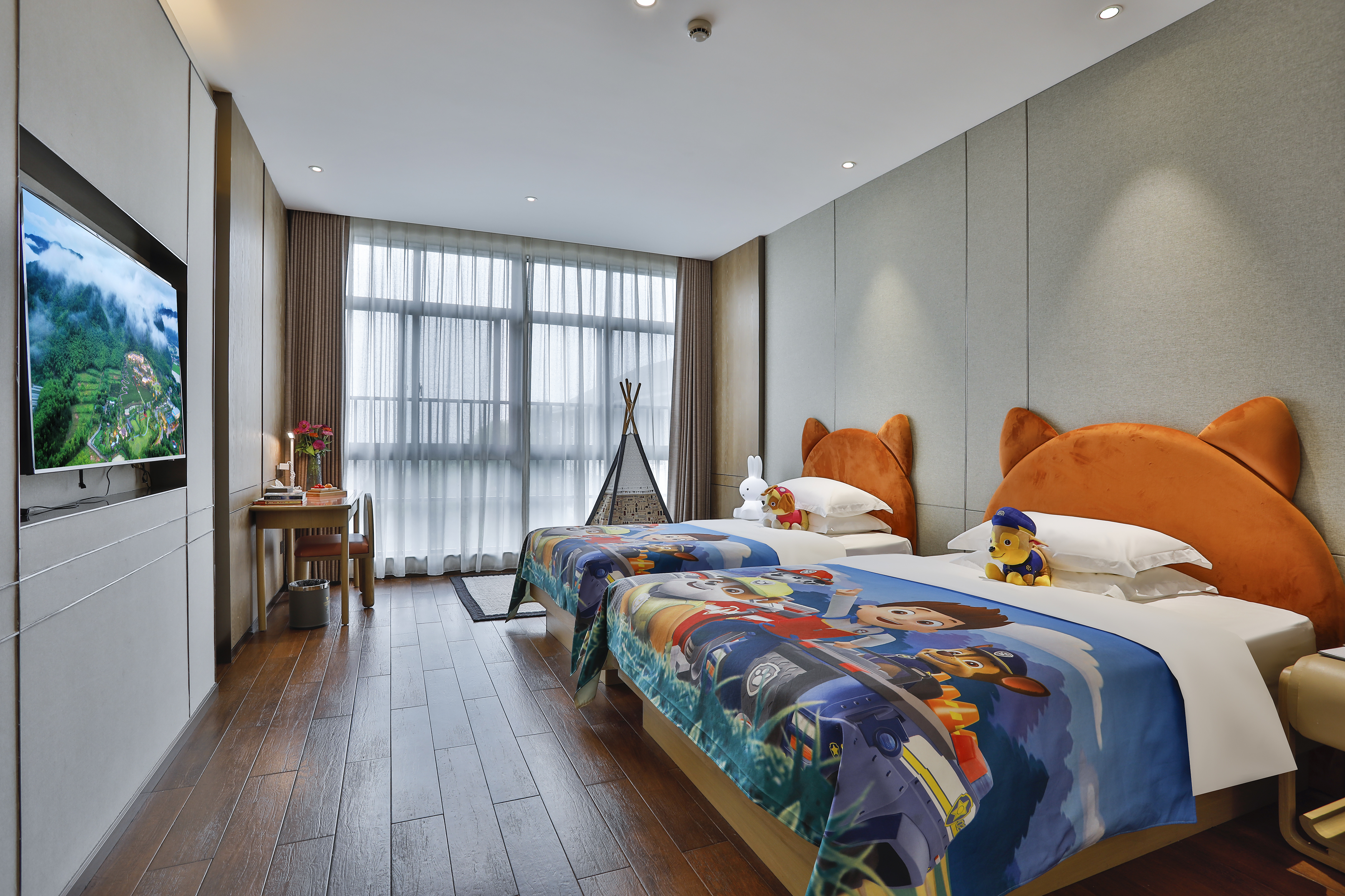 茶园亲子双床房A