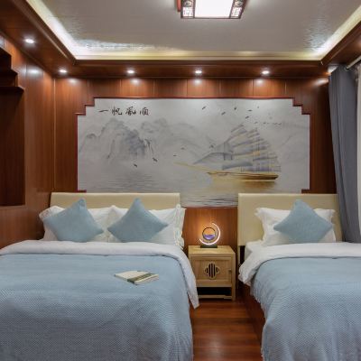 予苑.雅緻雙床房【大屏高清投影+恆溫智能馬桶】 麗江玉龍涵舍予苑客棧優惠