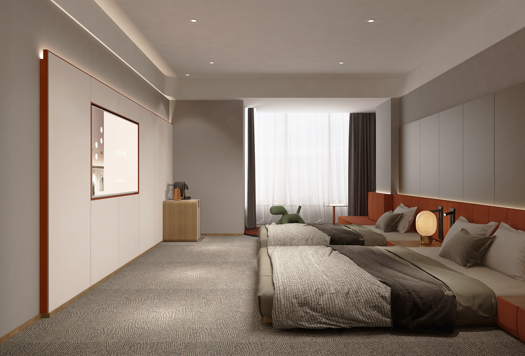 兰·亲子房（舒适榻榻米床垫+简约小狗小童椅+小童洗漱用品）