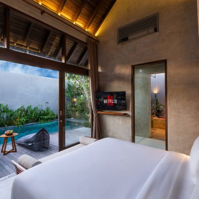 大型兩臥室私人泳池別墅 塔曼達摩旺沙套房飯店優惠