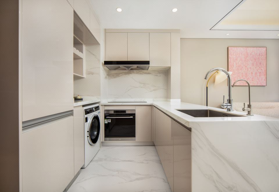 浮白·公寓大床房丨洗烘一体机