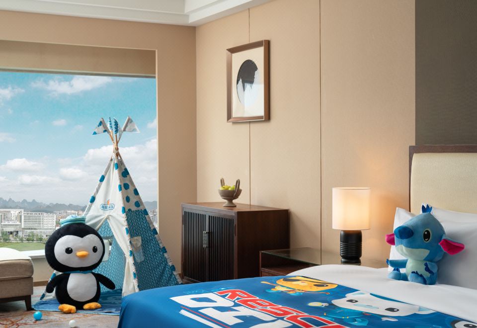 山水童趣·小纵队亲子主题房丨嗨萌帐篷+伴眠玩偶+浴缸