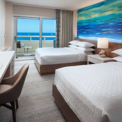 High Oceanfront Doubles, Guest Room, 2 Double, Oceanfront Sheraton Waikiki Promo Code