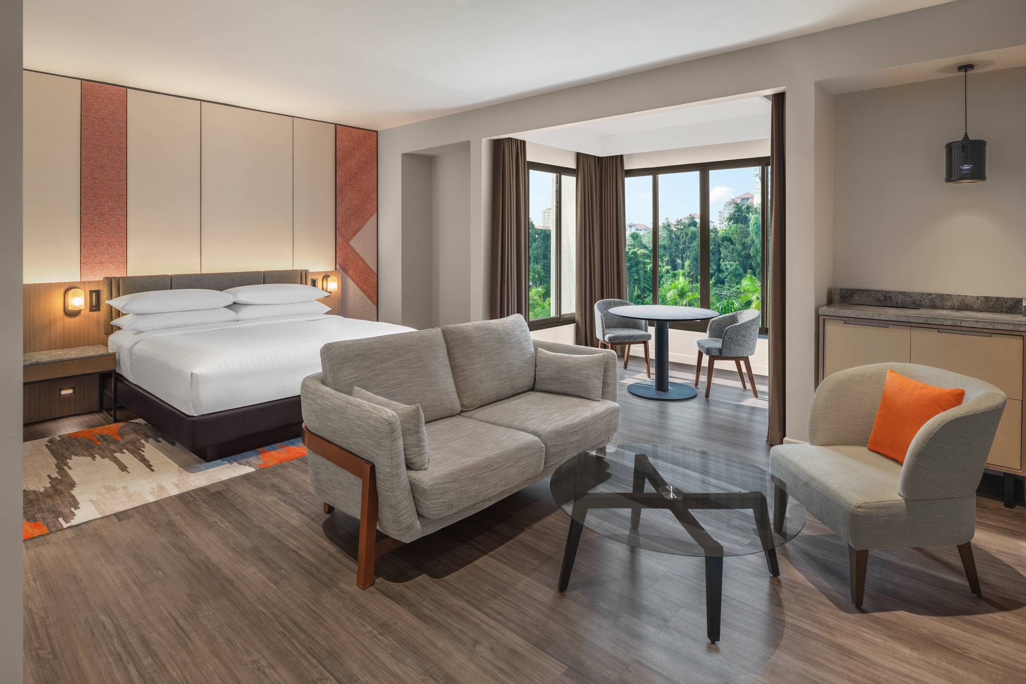 Areca， 客房， 1張特大床， 沙發床