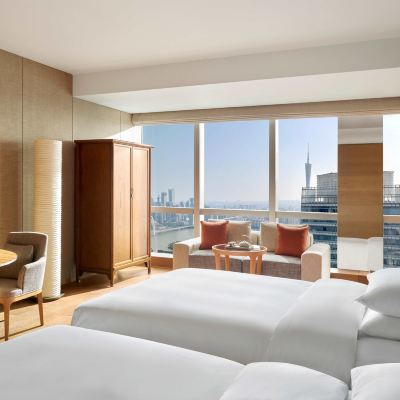 廣州塔景觀客房（雙床） 廣州柏悅飯店優惠