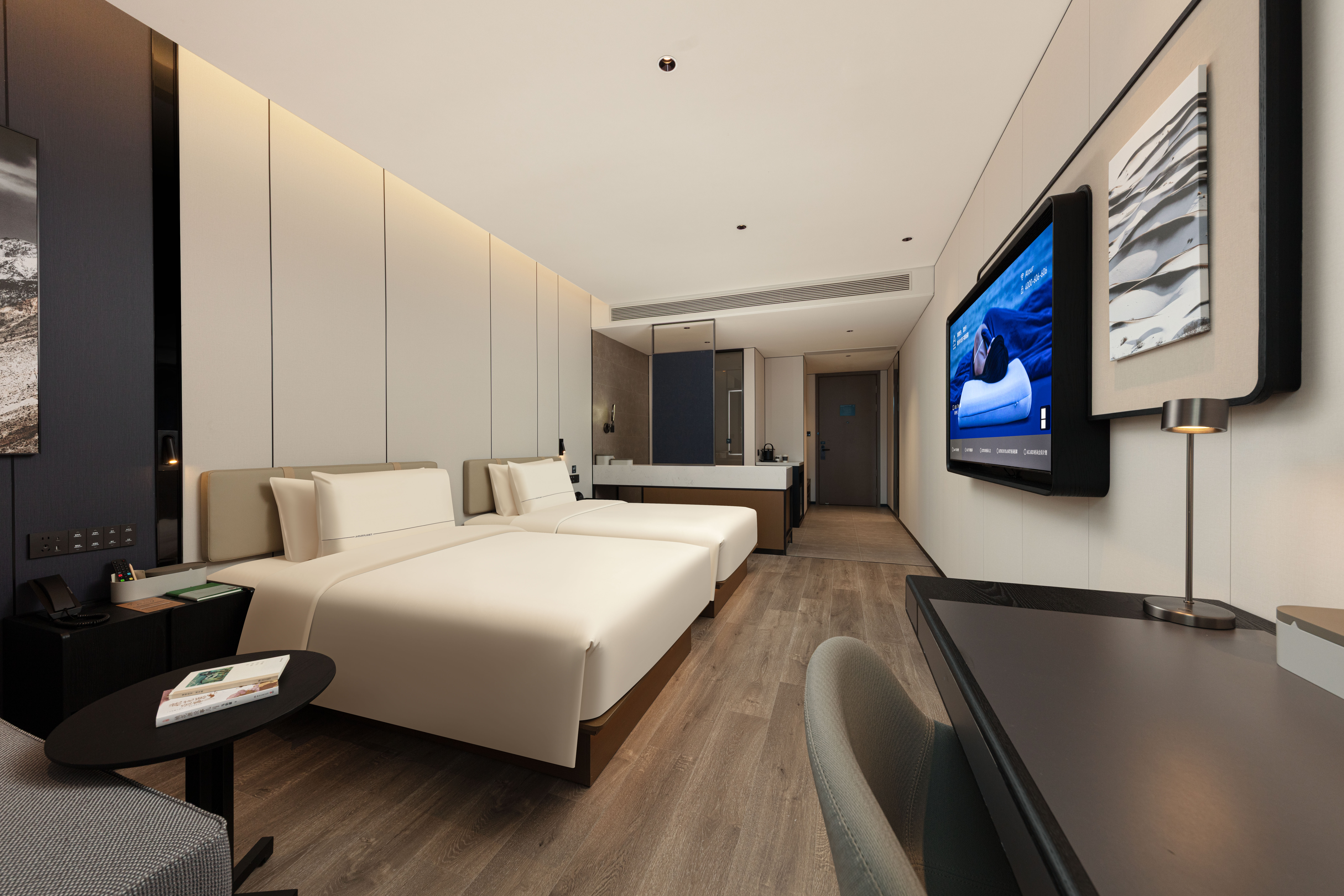 高级双床房【智能小度-深睡床垫-深睡枕-超大空间】