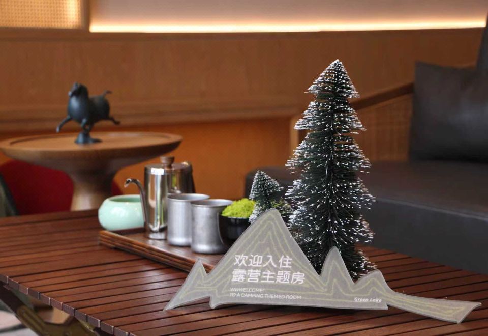 临湖露营风汤池别墅（一室一厅带院落）