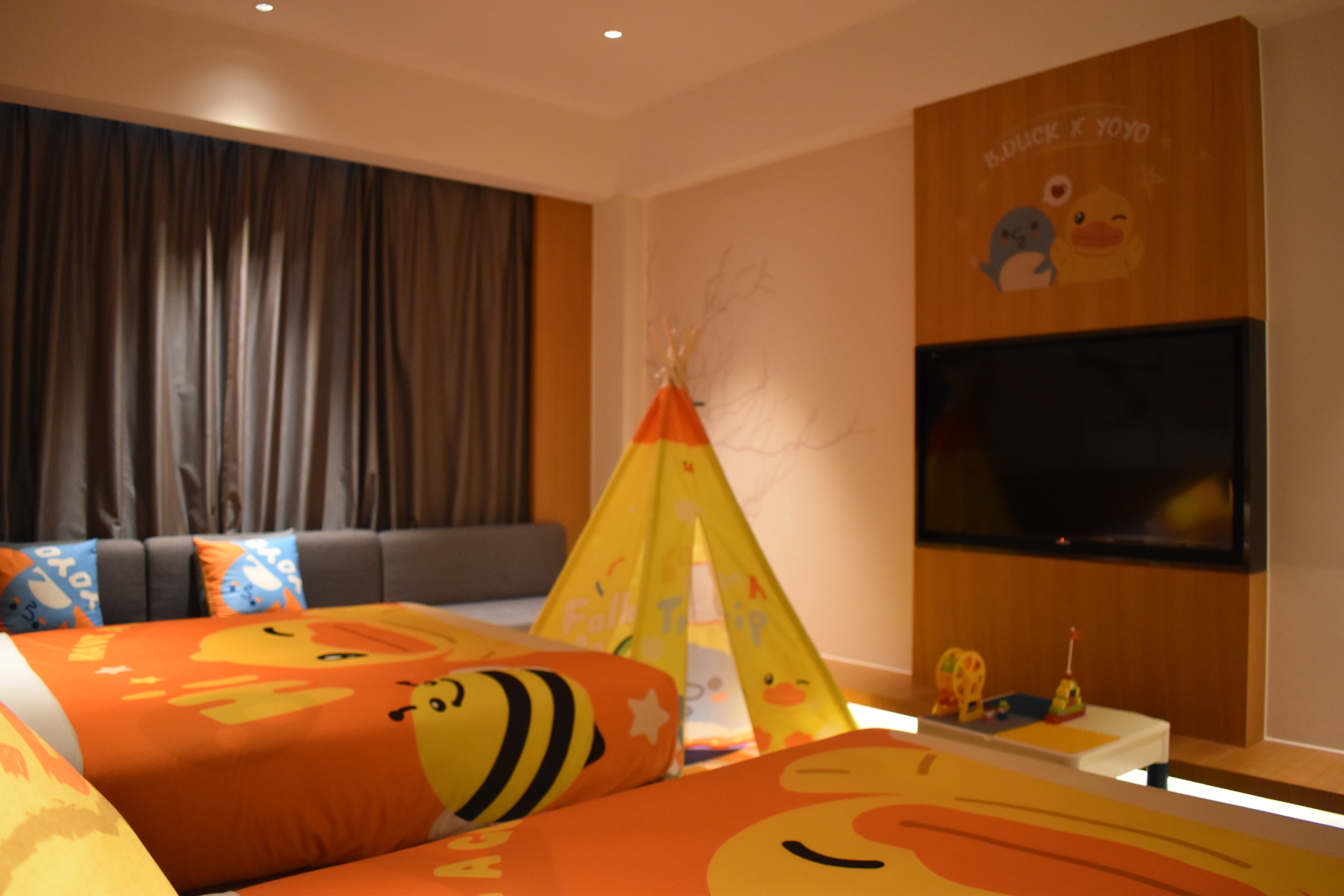 B.DUCK小黃鴨親子主題房（Simmons品牌床墊+科勒衞浴）