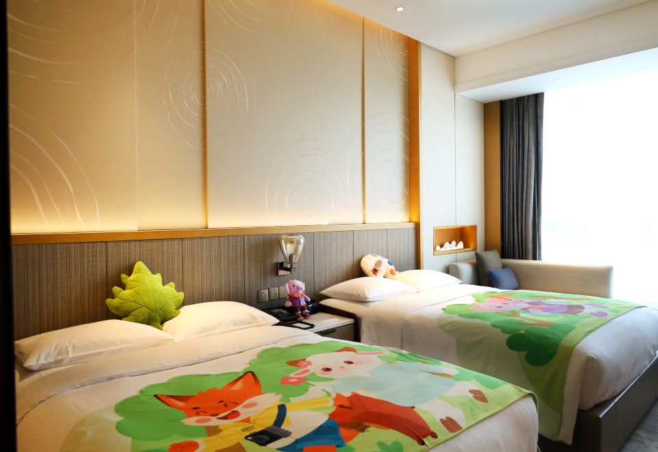 诺亚的丛林探险-主题亲子双床房