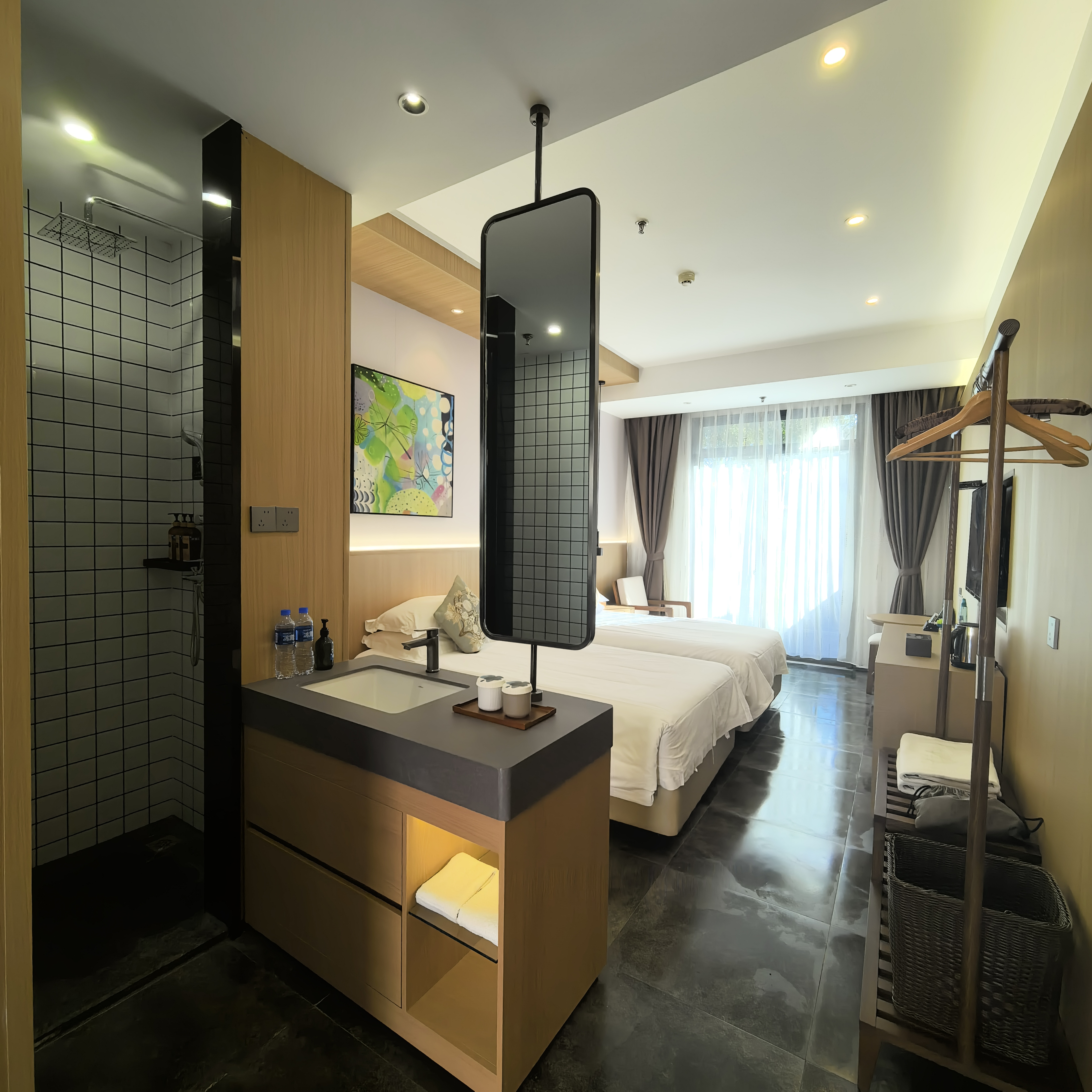 颐居庭院双床房