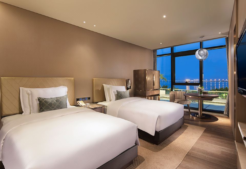 高級海景雙床房