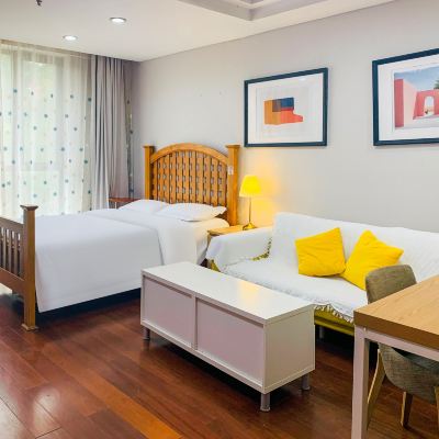 高級大床房（超大空間+可做飯） 北京雅居公寓優惠