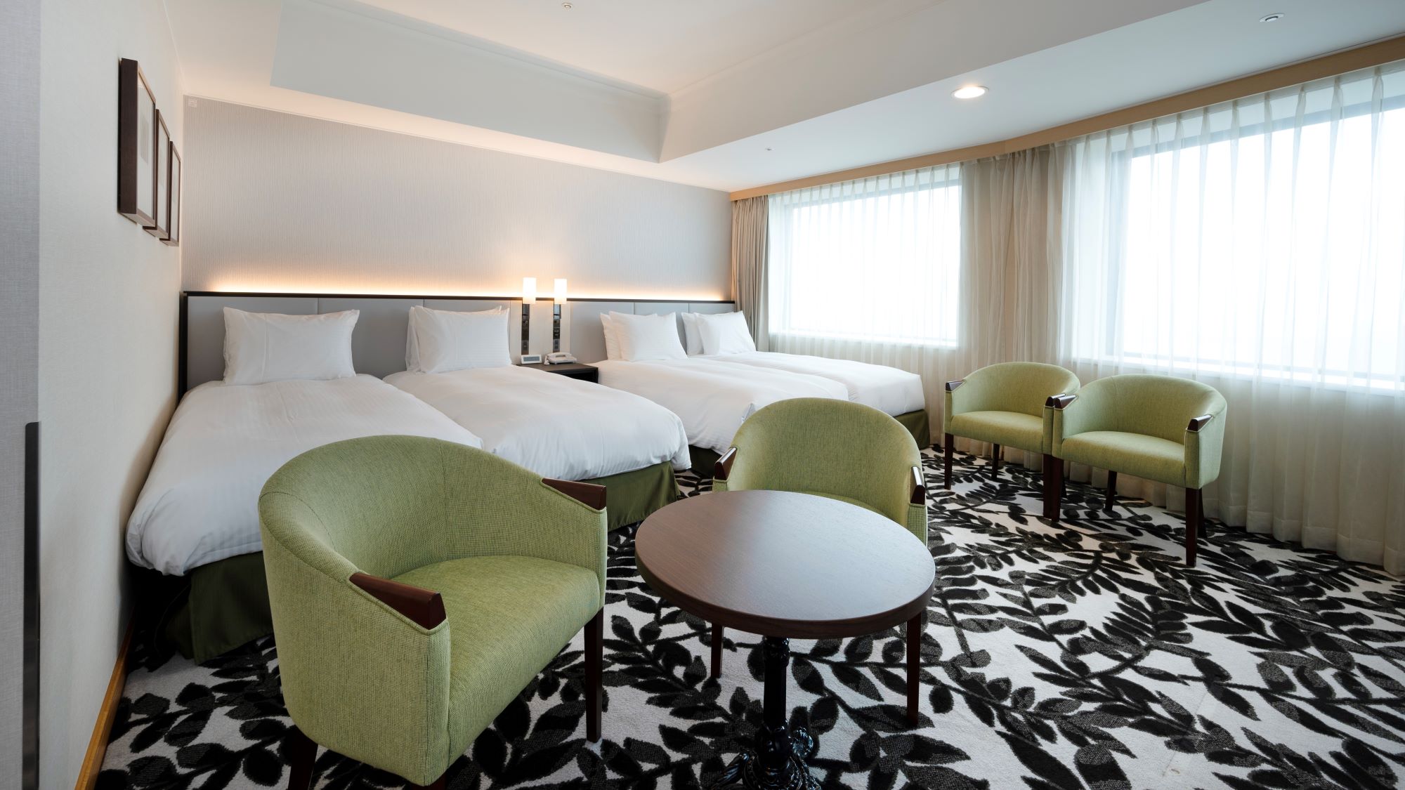 2张荷里活双人床甄选角落房