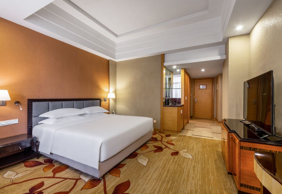 高级大床房（景观+高档床垫+浴缸+智能马桶）