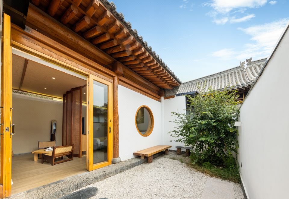 独院精致双床房圆缸『修缮·晨露』｜室内.温泉