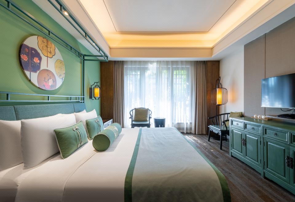 One Flower One World Double Bed Room