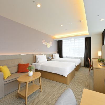 雙床一室轉角套房 洲際飯店集團旗下新大阪假日套房飯店優惠