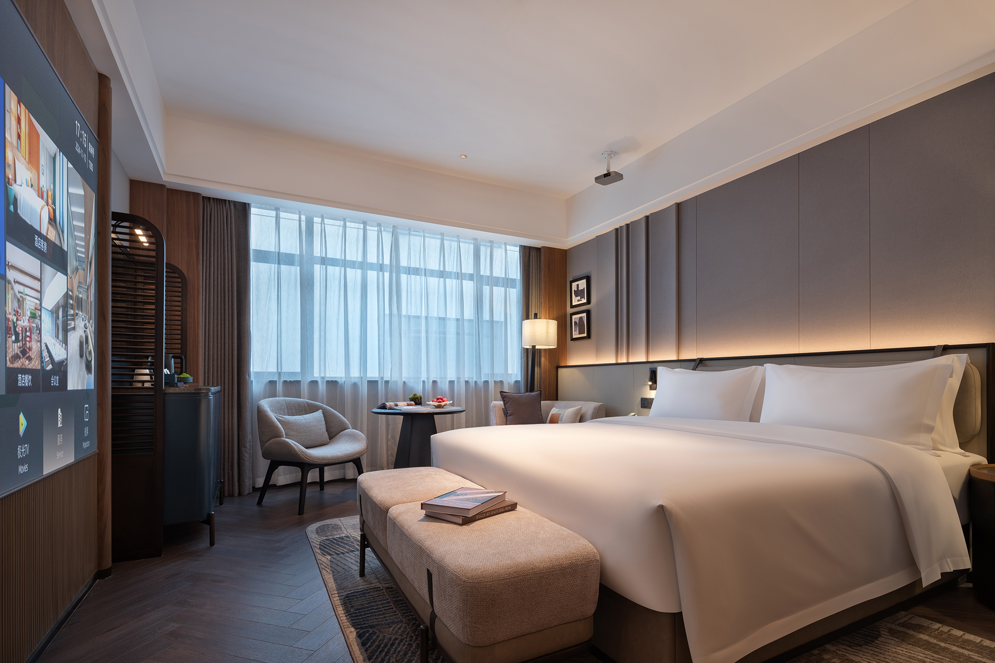 Wyndham Changsha Yanghu 一城 | 巨幕影視大床房