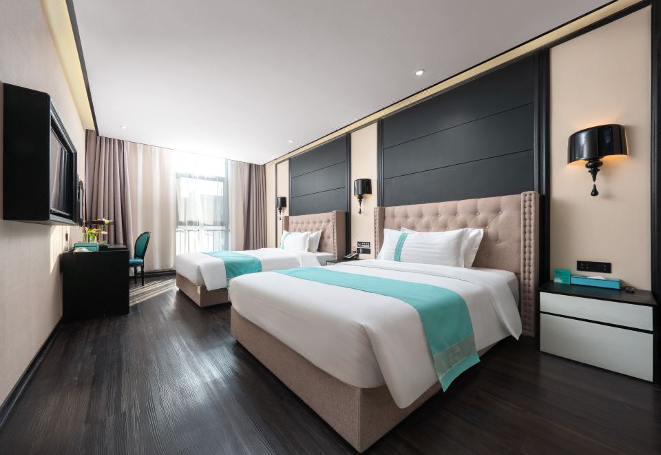 高级双床房［零压床垫+落地明窗+智能客控+音乐花洒］