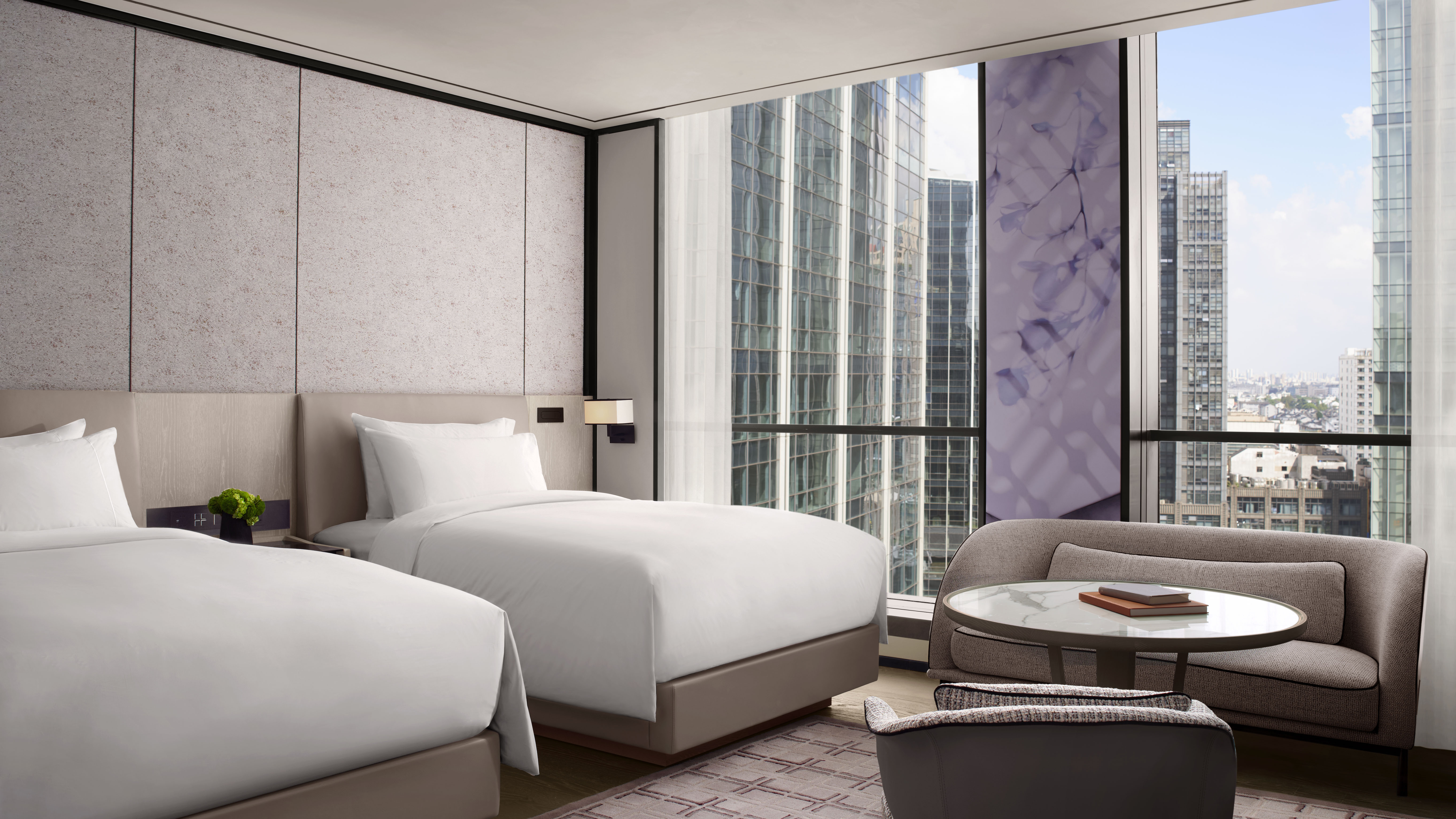 The Ritz-Carlton, Suzhou豪華城景雙床房