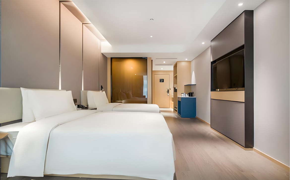 Atour Hotel高级双床房-手机投屏+茶吧+智能马桶+Minibar