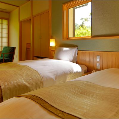 Economy Japanese Style Twin Room with Hot Spring Bath