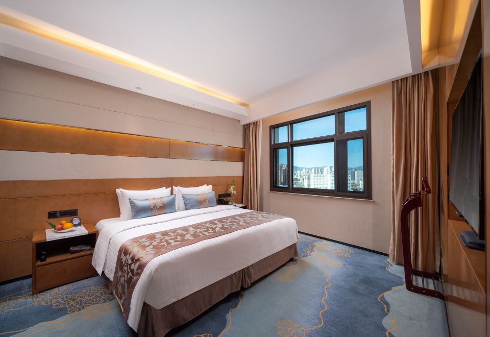 精选套房「180°沉浸城市夜景+一室一厅+独立会客厅」