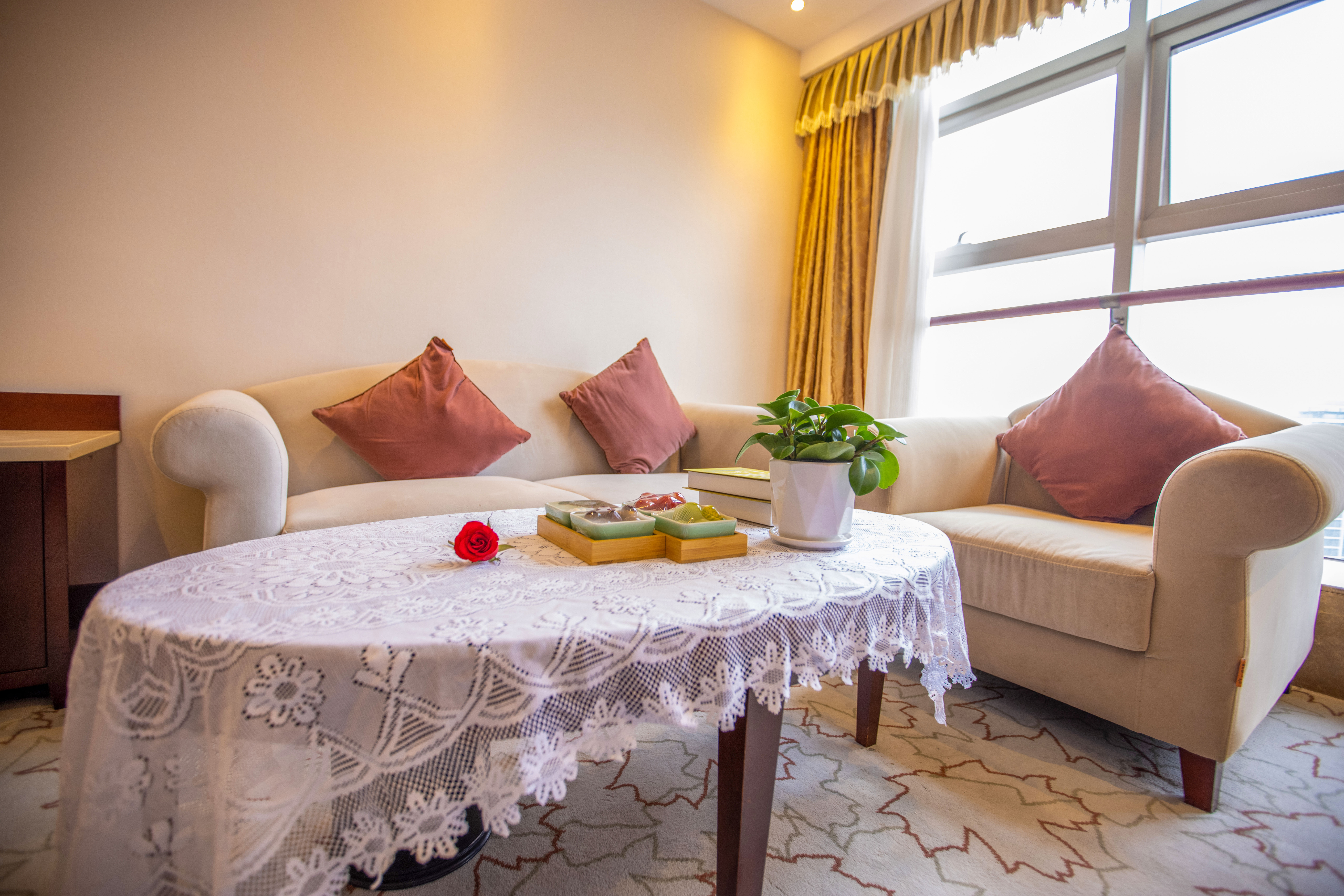 行政景观套房（小度音箱+助眠床垫+180度全景）