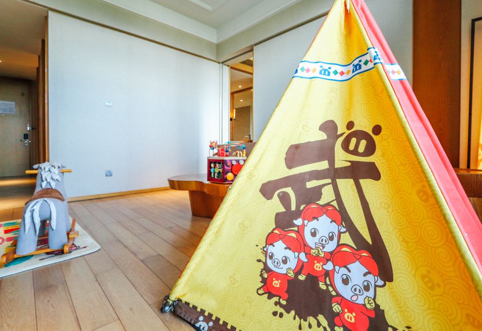 酷芽猪猪侠亲子套房（木马+猪猪侠帐篷+滑梯+独立阳台）