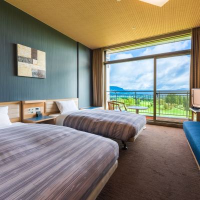 山景雙床房A-禁煙 格蘭德里奧阿蘇度假酒店優惠