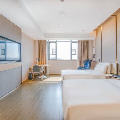 雅緻雙床房（深睡體驗+裸棉床品+小冰箱） 中山坦洲亞朵飯店優惠