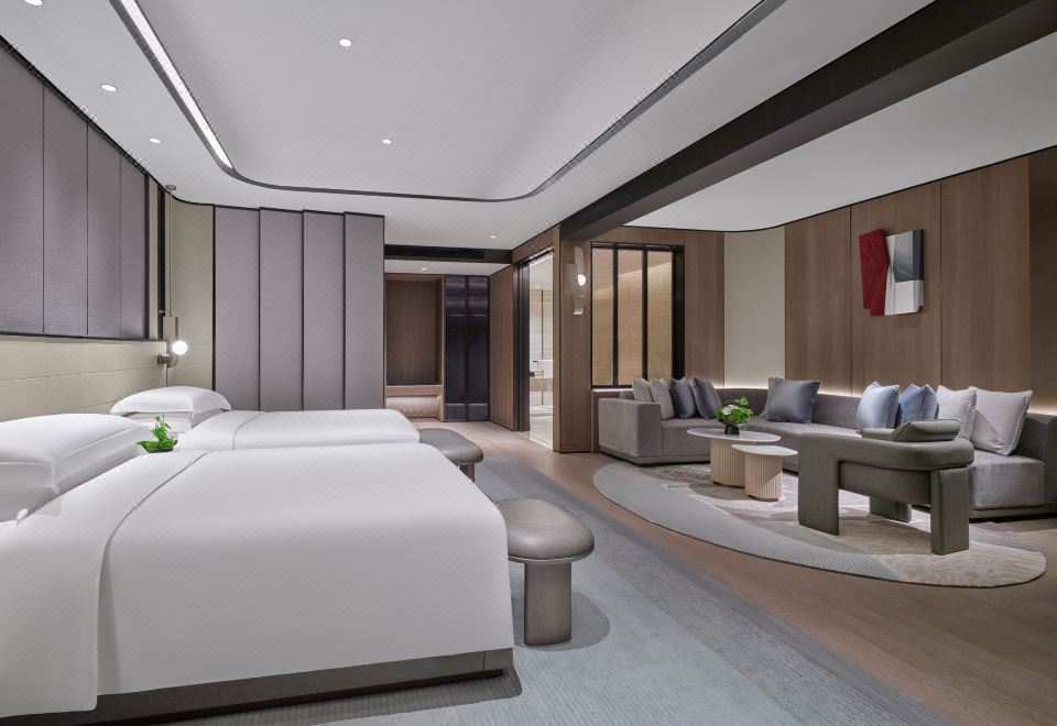 尊享湖景阳台行政房双床