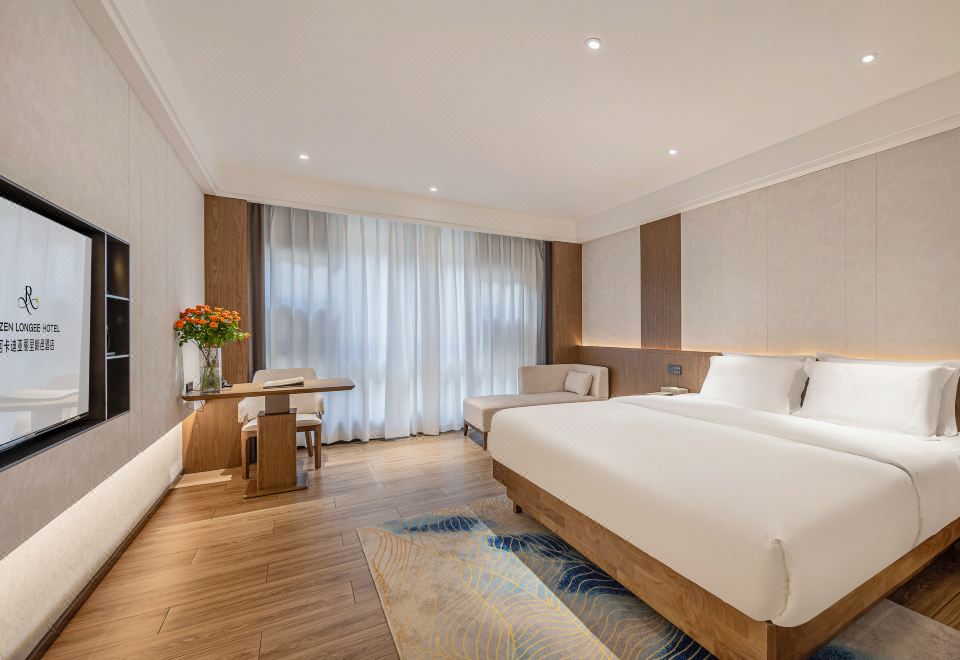 Mufeng Serene Sleep Double Bed Room (Mini Fridge + Chaise Lounge)