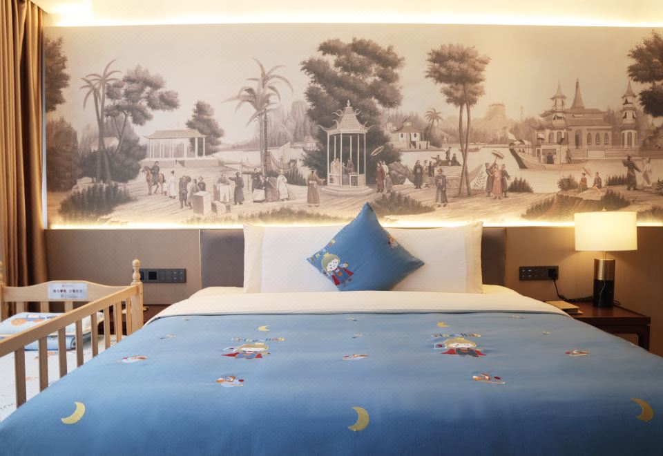 Guangzhou Wogo Yuanbao HotelXiguan Family Double Bed Suite With Children's Bed And Entertainment Facilities