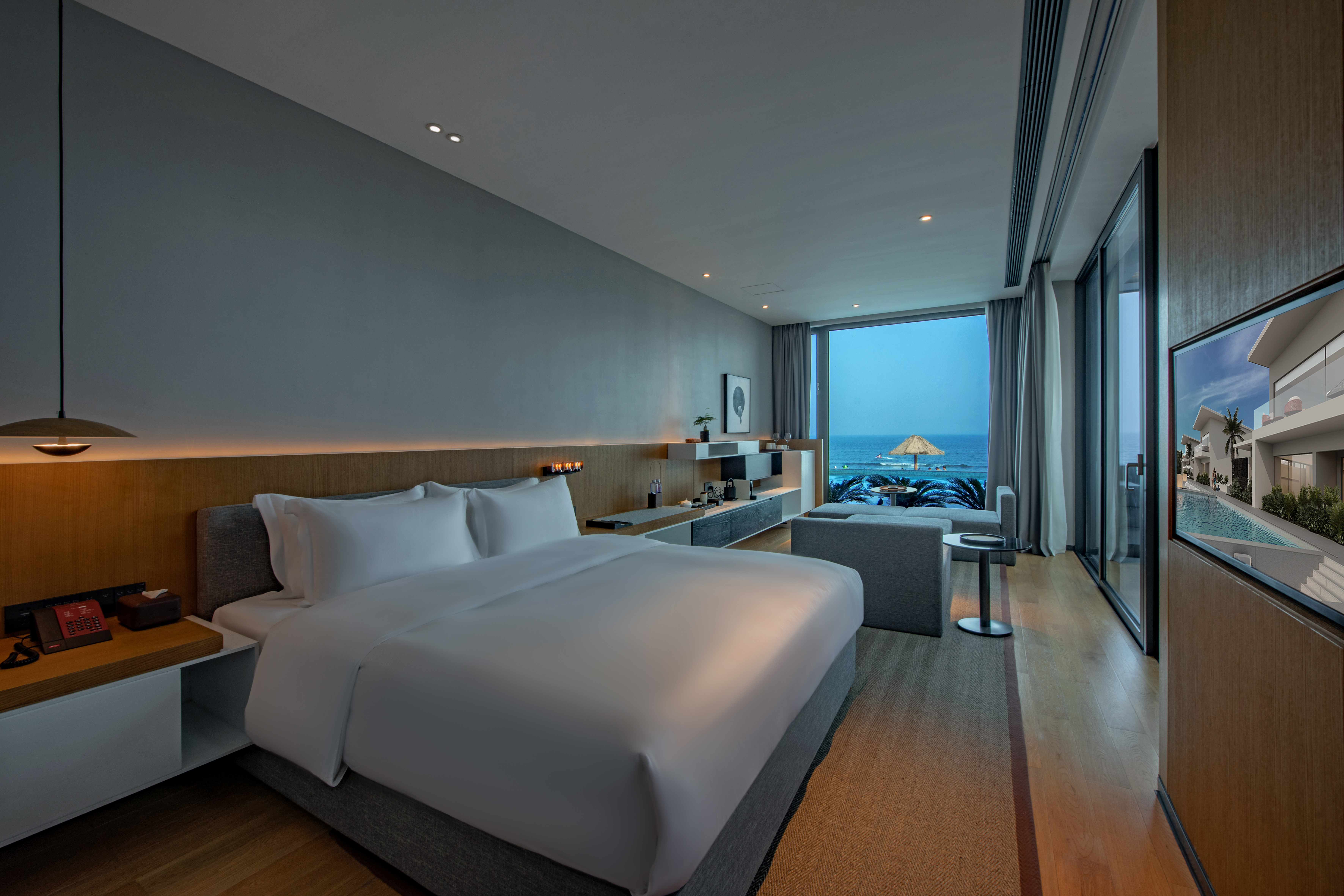 庭院海景复式套房（金可儿床垫+汉斯格雅衞浴）