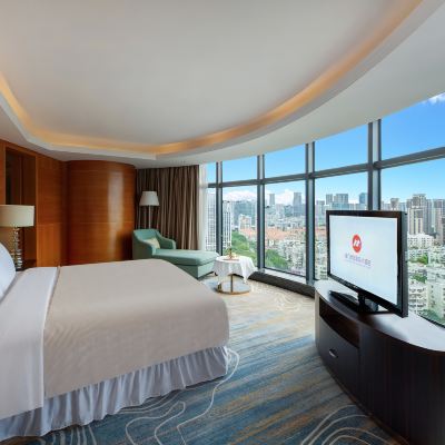 豪華海景套房（一房一廳落地窗觀海景+浴缸） 廈門明發國際大飯店優惠