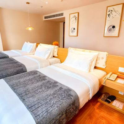 依蘭居家庭房 建國璞隱飯店（大連火車站友好廣場地鐵站店）優惠