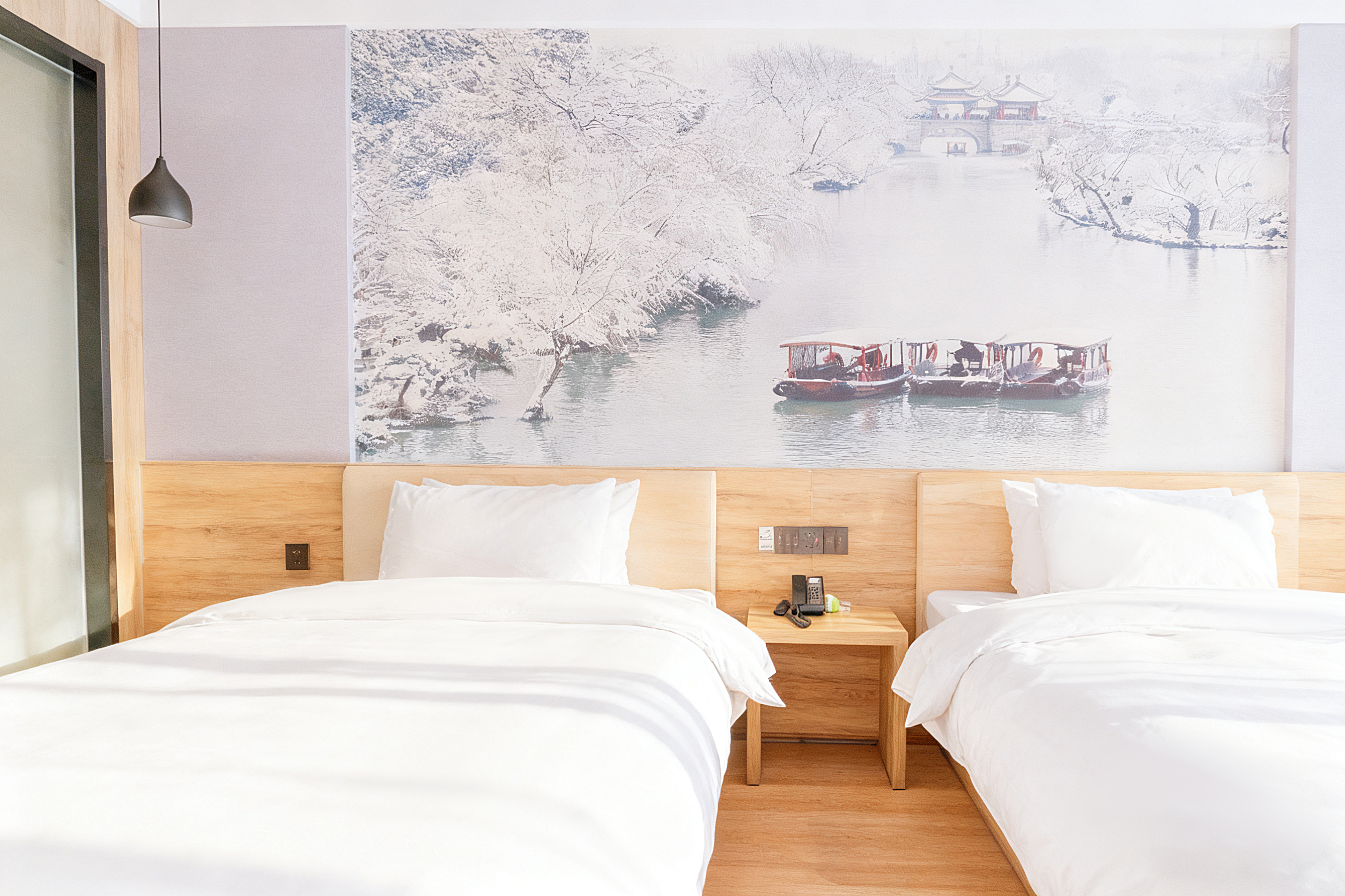 高级双床房（智能马桶＋电视投屏＋梦百合床垫）