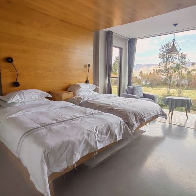 正面海景雙床房.高樓層.帶陽台‖一線洱海觀景房.零壓枕 大理洱海之境花園海景酒店優惠