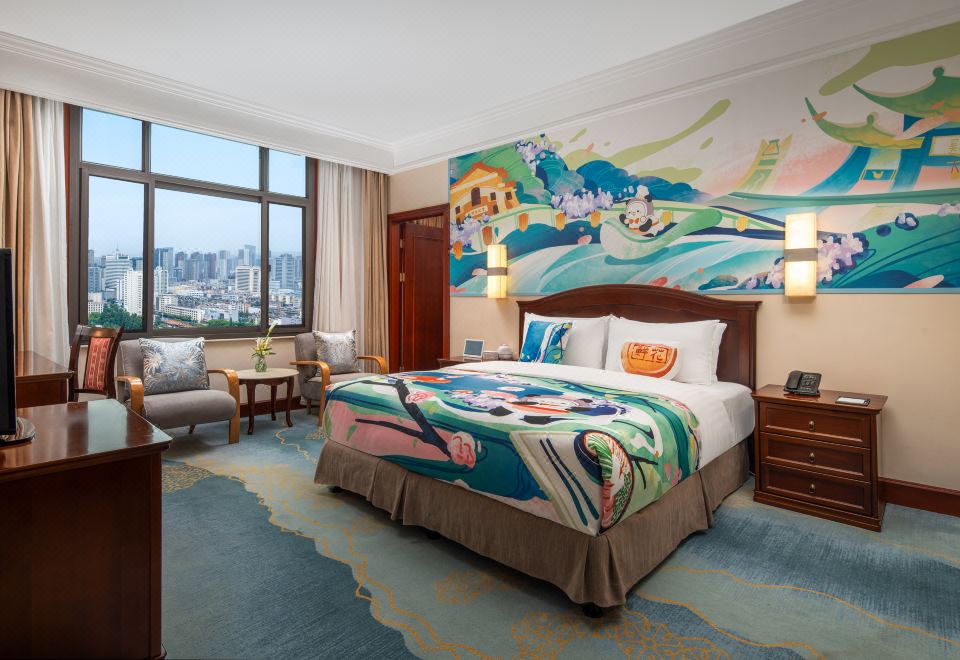 主题亲子单卧套房「欢乐梦幻居+独立客厅+童趣玩乐空间」