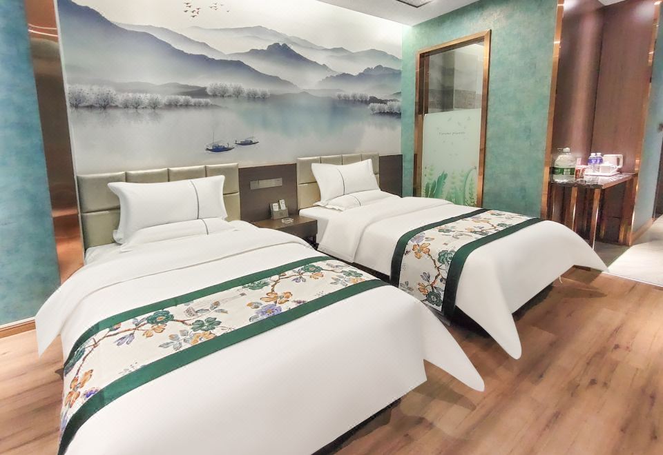 Yufuke Business Hotel (Kelan Bus Terminal Kelan Station)Guestroom (2 Beds)