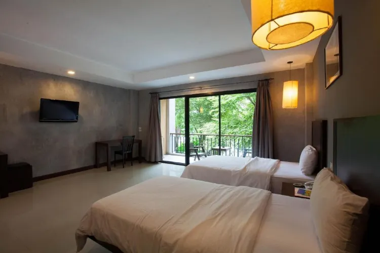 ห้องดีลักซ์เตียงแฝด (อาคาร)