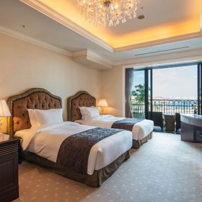 行政摩登雙床房 神戶海港拉套房飯店優惠