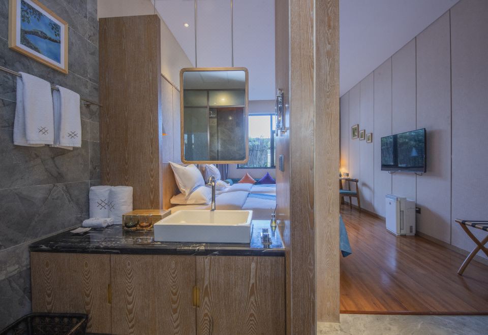 B区不语双床房·庭院格调,温馨简约,畅享舒适