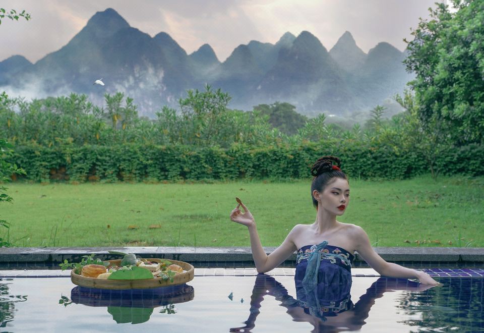 Shanshui Villa HotelRiver-View 4-Bedroom Detached Holiday Villa (Private Garden + Rooftop Terrace + Tea Room + Entertainment Room)