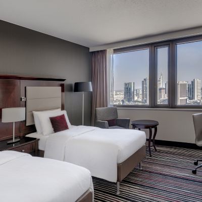 天際線景觀雙床房 法蘭克福萬豪飯店優惠