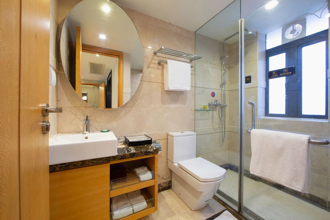 舒睡商务套房二居室｜负离子风扇+阳台+洗衣机+厨房