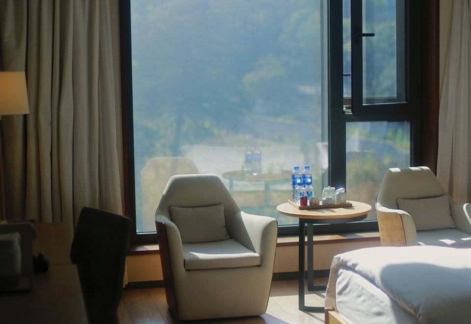 山景家庭雙床房+窗外好景+茶空間